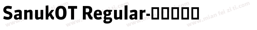 SanukOT Regular字体转换